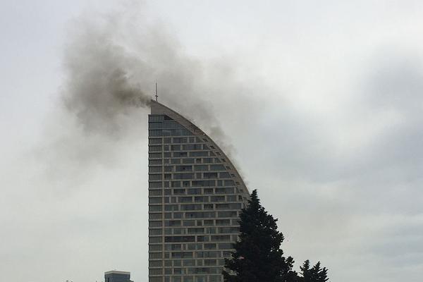 A fire at a manufacturing plant in the industrial zone forced nearby residents to evacuate