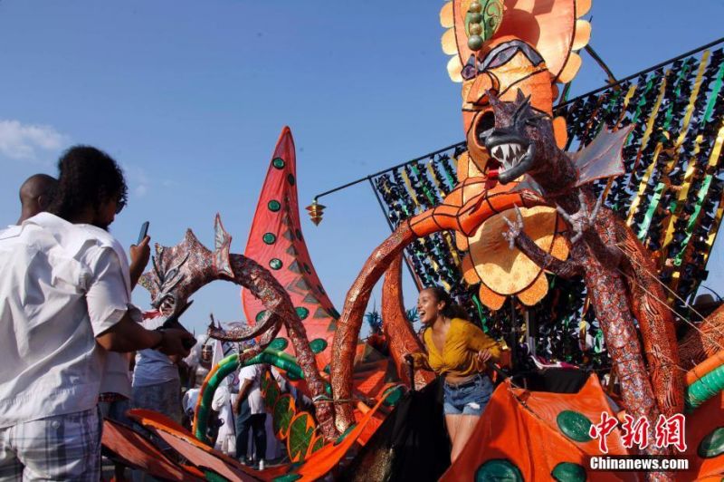 A new fashion show featured designs made from recycled materials