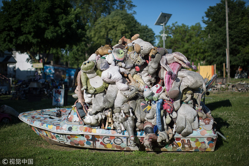 A community organized a 